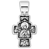 Хрест срібний Розп'яття. Ікона Божої Матері «Семістрельна, фото 2