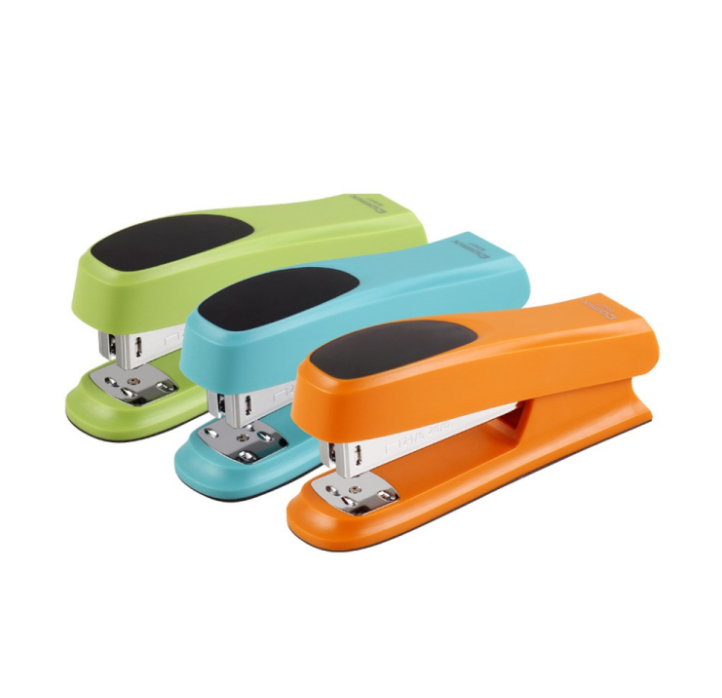 Степлер пластиковий, 20 аркушів, скоби №24, 26, асорті Comix (B3027), фото 1