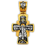 Хрест срібний Розп'яття. Ікона Божої Матері «Семістрельна, фото 3