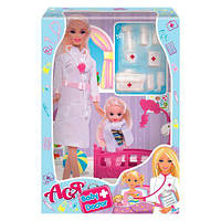 Лялька "Ася" з набором лікаря Toys Shop