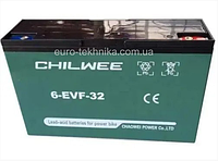 Тяговая аккумуляторная батарея АКБ CHILWEE 6-EVF-32.2 12V 32Ah