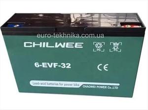 Тягова акумуляторна батарея АКБ CHILWEE 6-EVF-32.2 12V 32Ah