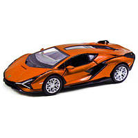 Машинка Kinsmart "Lamborghini Sian 5", оранжевый Toys Shop