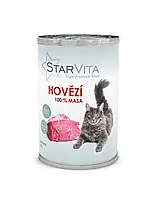 Вологий корм для котів StarVita 400 грам фарш.