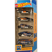 Набор из 5 машинок Хот Вилс Race Team Hot Wheels Mattel HTH34