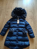 Зимняя куртка для девочки 134-140