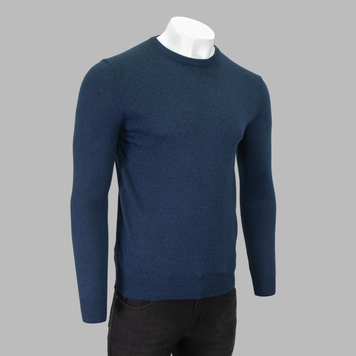 Реглан чоловічий Tony Montana T1240 K.INDIGOMEL 50% бавовна 50% акрил M(Р)