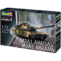 Сборная модель Revell Танк Абрамс M1A1 AIM(SA)/ M1A2 уровень 4 масштаб 1:72 (RVL-03346)