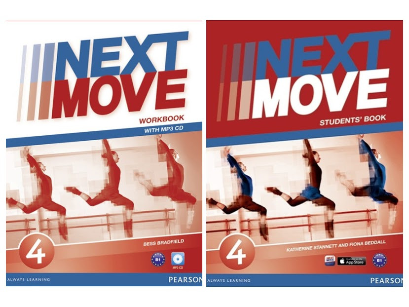 Набір книг "Next Move 4 Students Book" Pearson,"Next Move 4 Workbook" Робочий зошит