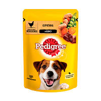 Влажный корм для собак Pedigree Курица и овощи в соусе 100 г (5900951017322) d