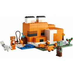 Конструктор LEGO Minecraft Лисича хатина 193 деталі 21178 smart