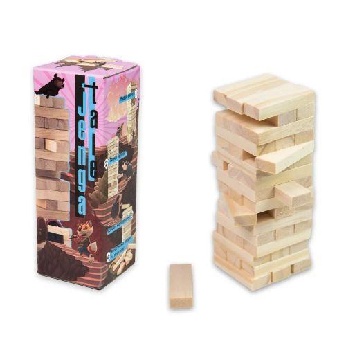 Настільна гра "Jenga Tale" 48 брусків, міні (укр)