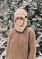 Жіноча Зимова тепла шапка Лижний набір Kashket (Кашкет) - Жовта