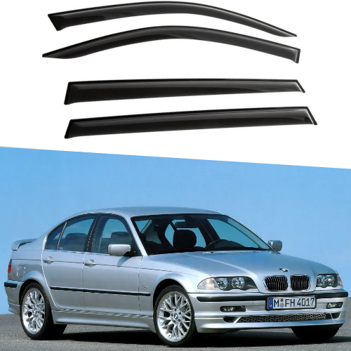 Дефлектори вікон вітровики на BMW 3 (E46) седан 1998-2005 (скотч) AV-Tuning  (ID#1263053490), цена: 920 ₴, купити на Prom.ua