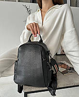 Жіночий рюкзак. Стильний рюкзак із натуральної шкіри, фото 4