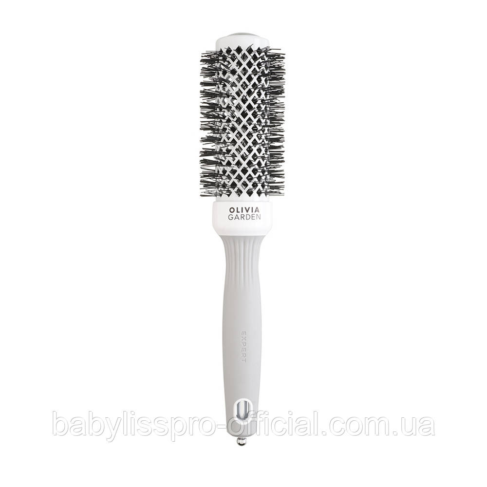 Брашинг Olivia Garden Expert Blowout Shine White&Grey 35 мм OGID2004