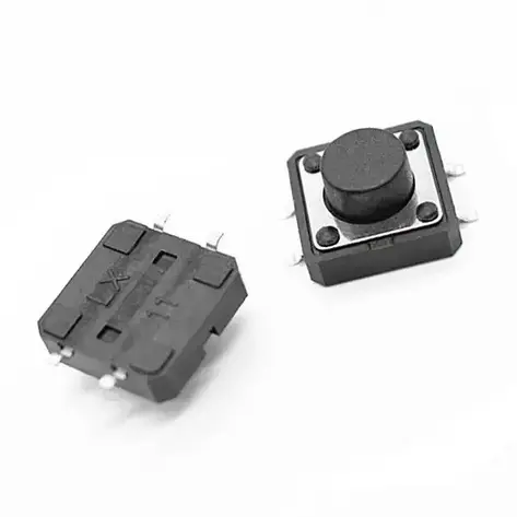 Кнопка тактова SMD 4-pin 12х12х6 мм., фото 1