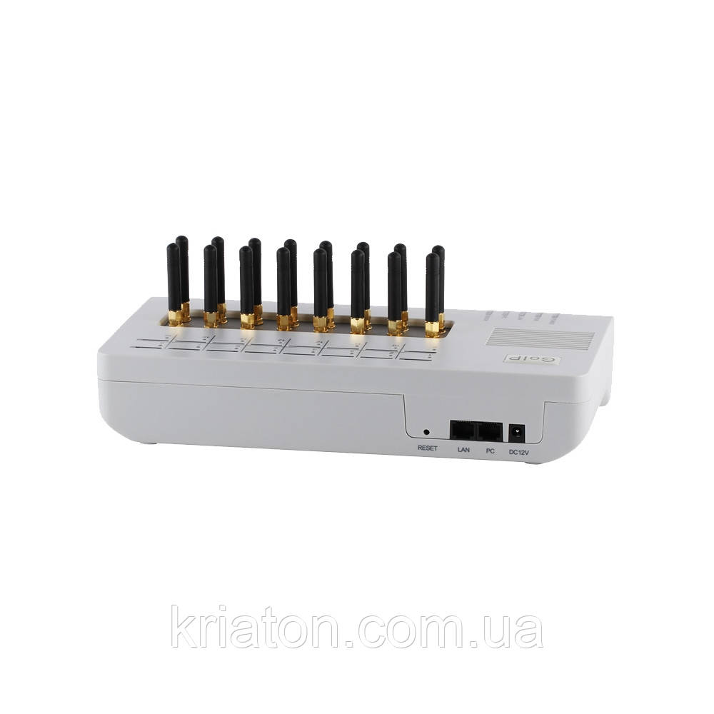 VoIP GSM шлюз GoIP 16 - фото 2 - id-p367004014