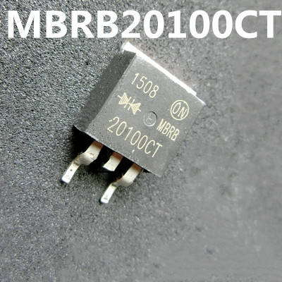 B20100G MBRB20100CT, діод Шоттки, 20А 100В, TO263, фото 1