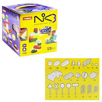 Пластиковый конструктор "NIK-3", 128 деталей Toys Shop