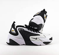 Кроссовки мужские Nike Zoom 2k White Black Найк Зум к2 черно-белые кроссовки для парня