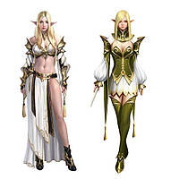 Дакимакура 150х50 см 1500 грн Эльф из семени орхидеи II ELF Lineage II Маги Подушка с наволочк двусторонняя