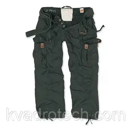 Штани Surplus Premium Vintage Trousers Schwarz Gewas