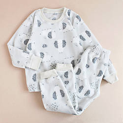 Дитяча флісова піжама зі слониками дівчинці