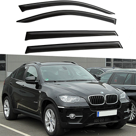 Дефлектори вікон вітровики на BMW X6 (E71) 2008-2014 (скотч) ACRYL-AUTO