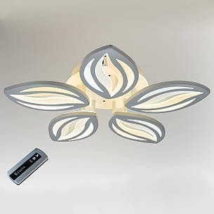 Стельова LED люстра, світлодіодний світильник Sunlight білий Y1098/5, фото 1