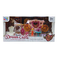 Игровой набор с каретой "Dream Castle" (розовый) Toys Shop