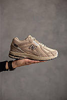 Бежевые кроссовки мужские New Balance 1906R. Теплая мужская обувь Нью Беленс 1906R С МЕХОМ.