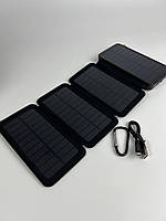 Портативний зарядний пристрій Power Bank 2E Solar 18000mAh Black