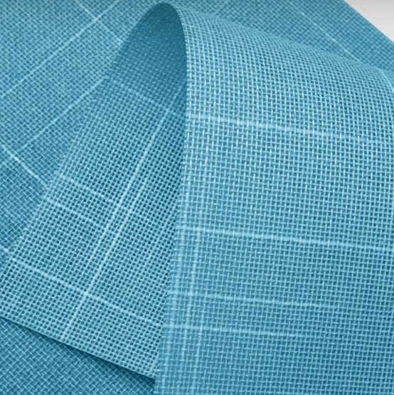 Жалюзі вертикальні для вікон 127 мм, тканина Roma. Аква синій, фото 1