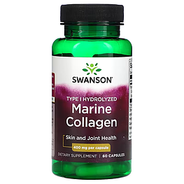 Marine Collagen 400 мг Swanson 60 капсул