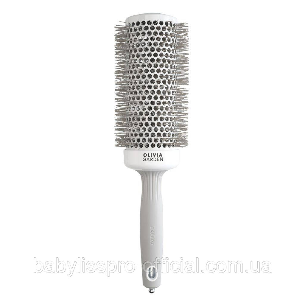 Брашинг Olivia Garden Expert Blowout Speed Wavy Bristles White&Grey 55 мм OGID2027