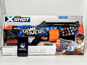 Скорострельный бластер X-Shot Skins Last Stand Game Over (36518A), детское оружие
