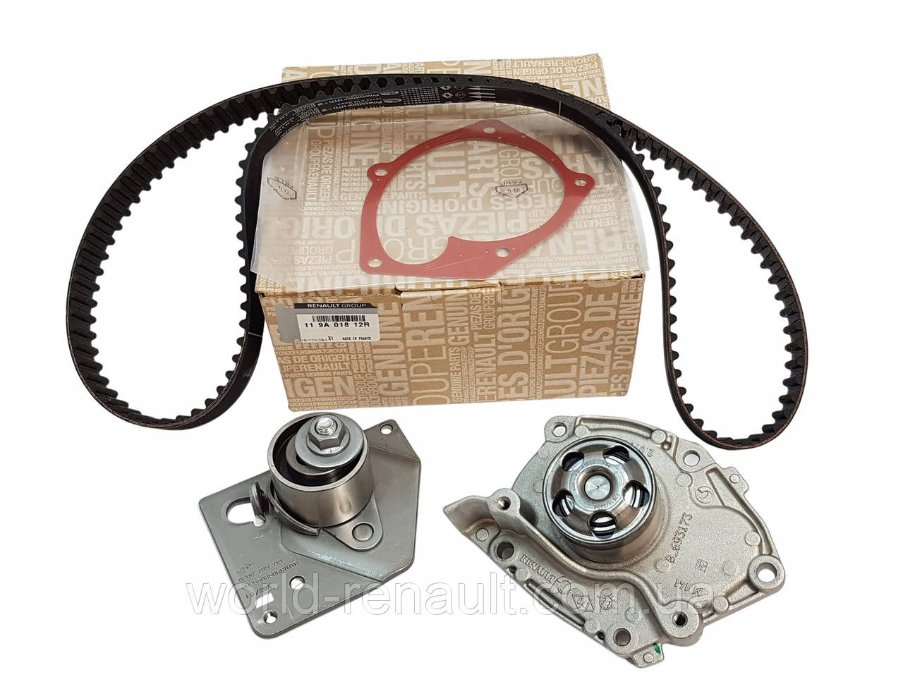 Renault (Original) 7701477050 — Комплект ременя ГРМ на Рено Меган II F9Q 1.9dci 8V