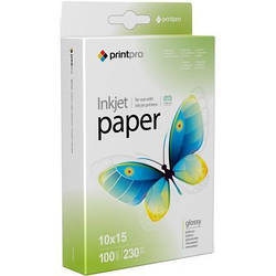 Фотопапір PrintPro 10x15 PGE2301004R smart