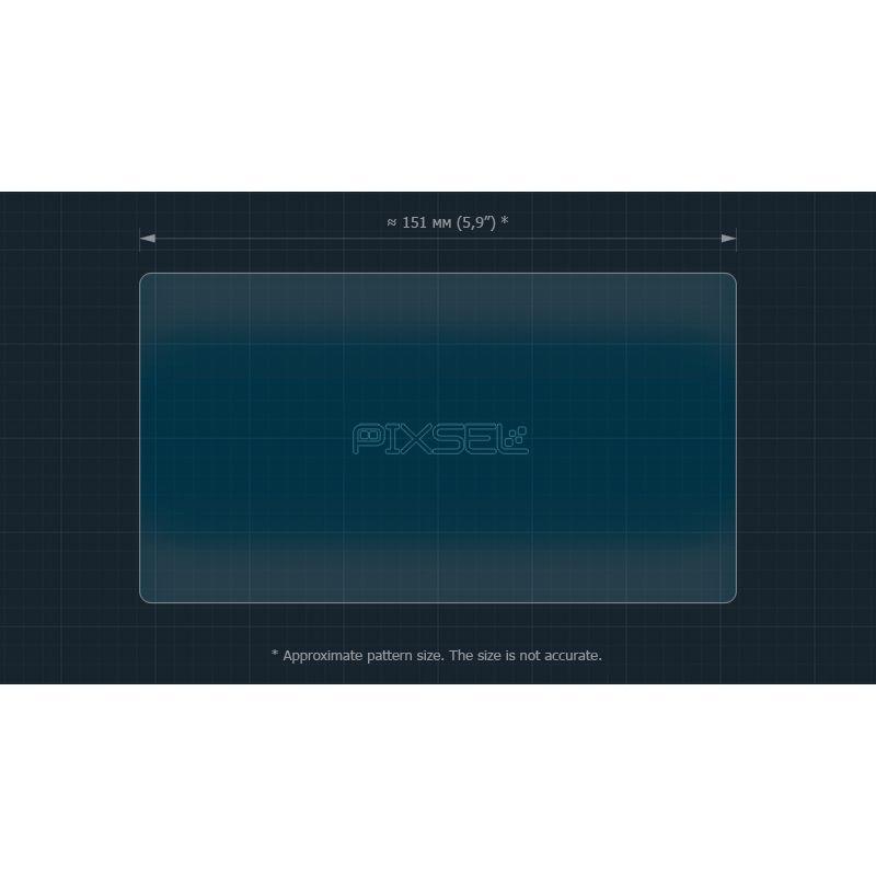 Захисне гібридне скло на монітор 6.8" 9H MAXUS EDELIVER 3 2020 -, фото 1