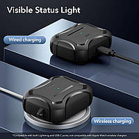 Протиударний чохол з карабіном ESR Cyber Armor Tough HaloLock Magsafe для AirPods Pro 2 (2023/2022/2019), фото 8