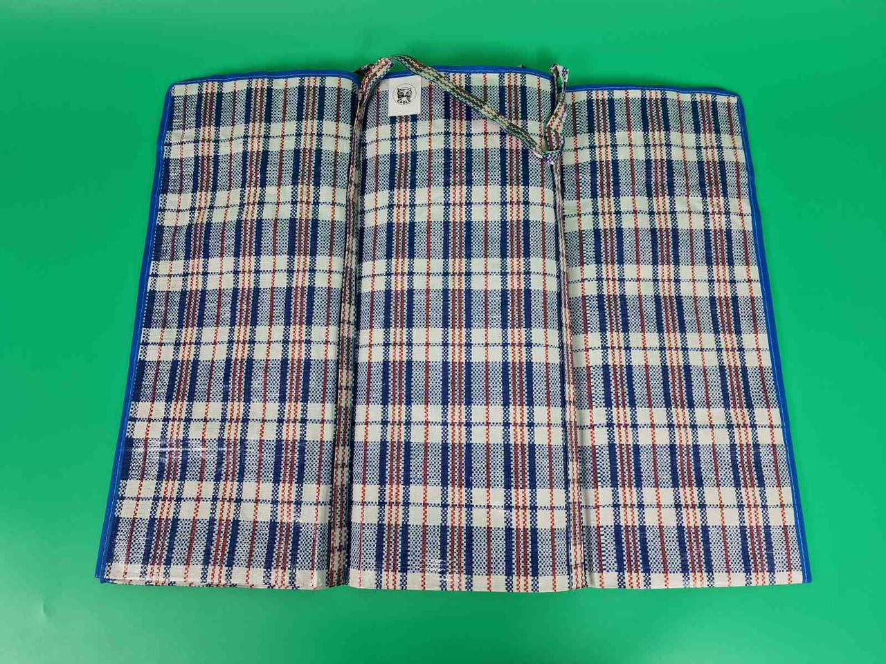 Господарська сумка картата поліпропіленова No-7 (80*60*32.), фото 1