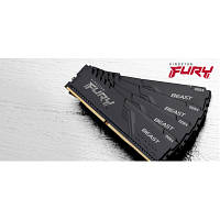 Модуль памяти для компьютера DDR4 32GB 3200 MHz Fury Beast Black Kingston Fury (ex.HyperX) (KF432C16BB/32) b