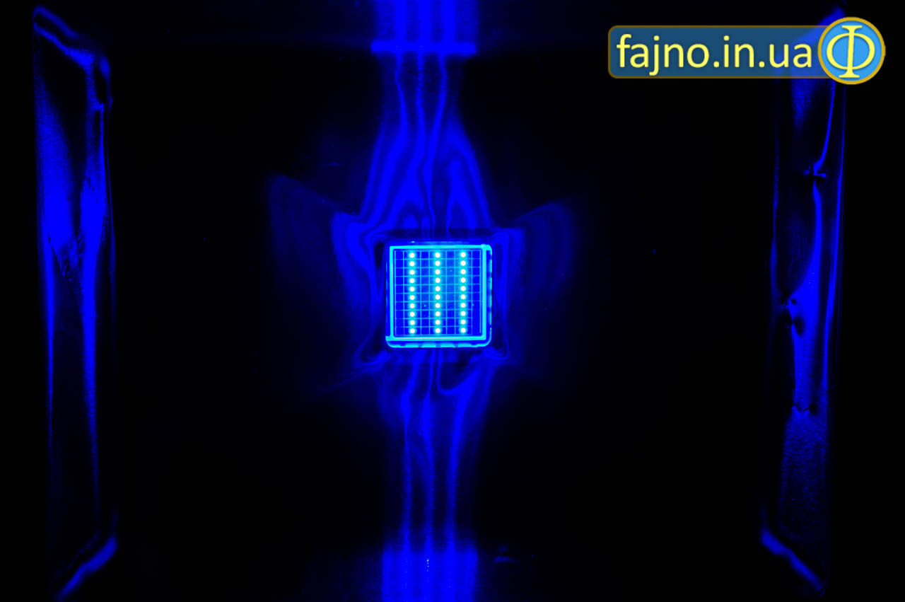 Светодиодная матрица прожектора синяя (50 Вт) - фото 4 - id-p360321357
