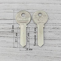 Ключ №52 (Xianpai) TRI 9D 149 заготовка английский профиль