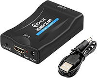 QUMOX 1080P HDMI-Scart конвертер аудіо-відео адаптер