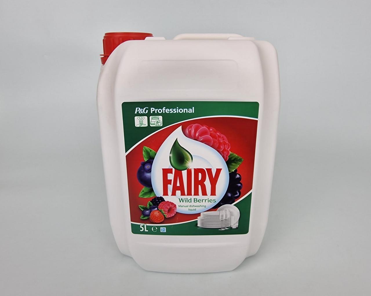 Рідина для миття посуду 5 літрів "Фейрі" Ягода (1 шт.), фото 1