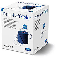 Бинт когезивный самофиксирующийся синий Peha-haft Color 10см х 20м