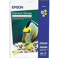 Фотопапір Epson Premium Glossy Photo Paper 255 г/м кв, A4, 20 л. (C13S041287)