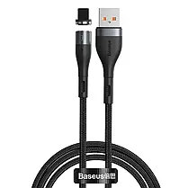 Кабель Baseus USB Lightning Magnetic 2.4A Zinc color 1m, фото 3